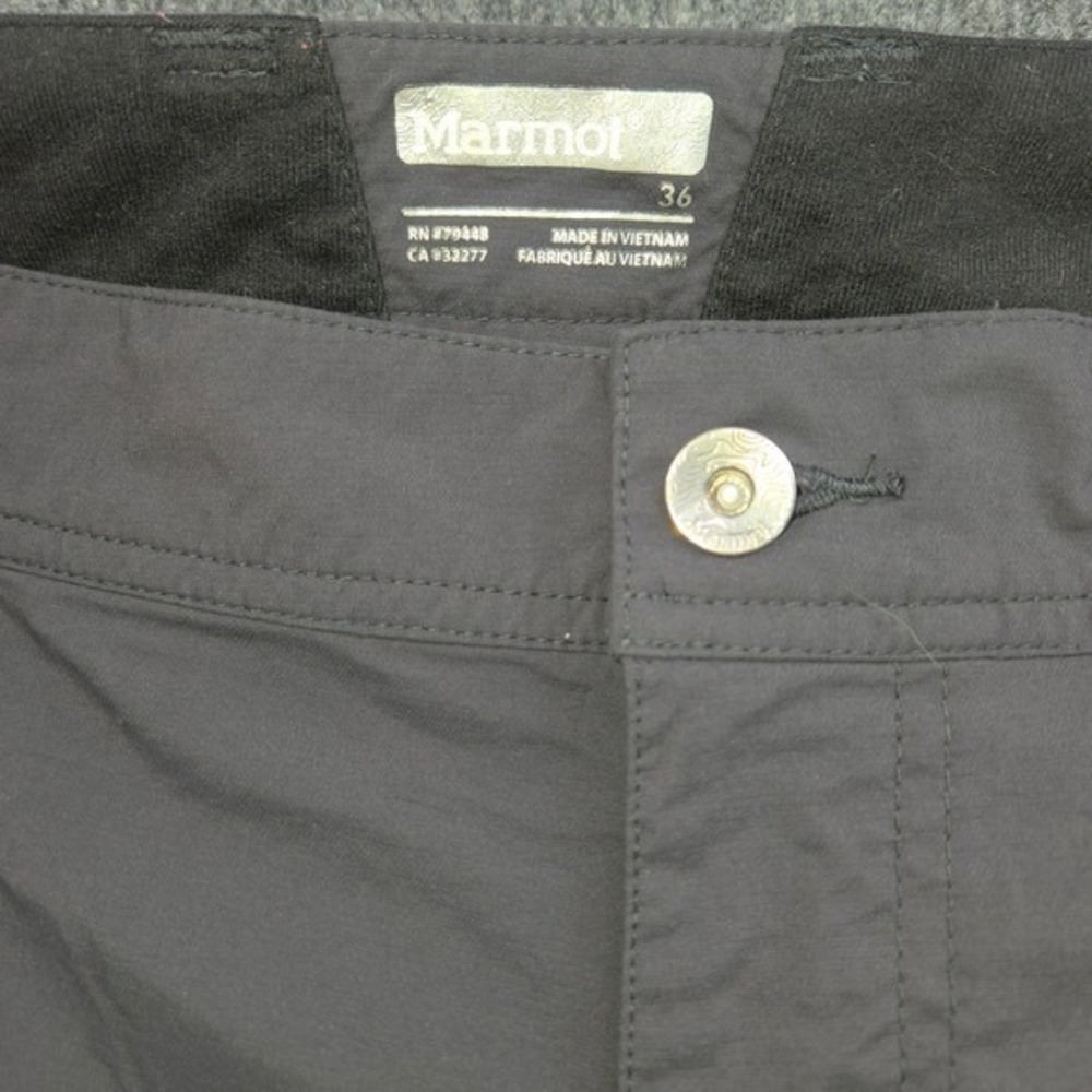 Marmot Mens Arch Rock Hiking Pants Gray Size 36 x 32 Nylon Stretch Outdoor